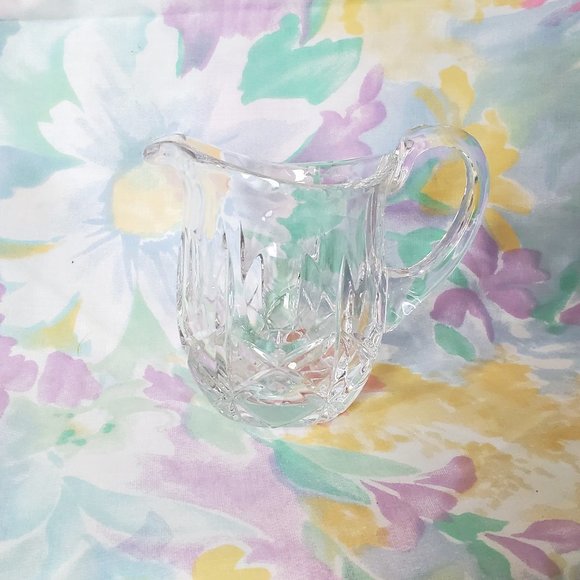 Vintage Geometric Depression Glass Creamer - Picture 1 of 1